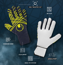 Cargar imagen en el visor de la galería, GUANTES DE PORTERO UHLSPORT PREDICTION ABSOLUTGRIP HN FIT