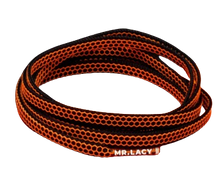 Load image into Gallery viewer, CORDONES PARA BOTAS DE FÚTBOL GOALIES NEGRO/NARANJA