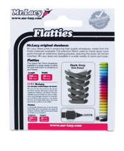 Load image into Gallery viewer, CORDONES FLATTIES MR.LACY GRIS OSCURO