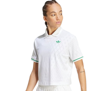 Carregar imatge al visor de la galeria,CAMISETA POLO BLANCA ADIDAS PARA MUJER