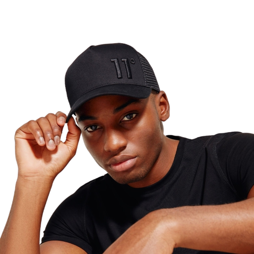 Gorra 11º Hombre Trucker Negro - Squaddra