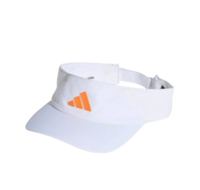 Carregar imatge al visor de la galeria,GORRA VISERA BLANCA-NARANJA ADIDAS
