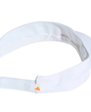 Carregar imatge al visor de la galeria,GORRA VISERA BLANCA-NARANJA ADIDAS
