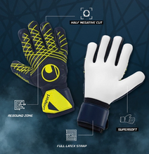 Cargar imagen en el visor de la galería, GUANTES DE PORTERO UHLSPORT PREDICTION SUPERSOFT HN
