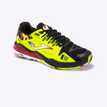 Cargar imagen en el visor de la galería, ZAPATILLAS T.SPIN 23 CLAY HOMBRE NEGRO AMARILLO FLÚOR
