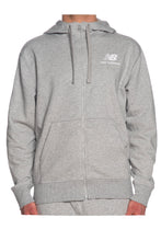 Cargar imagen en el visor de la galería, Sudadera hombre New Balance Bess gris jaspeado
