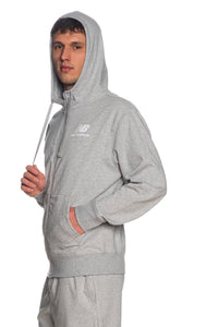 Sudadera hombre New Balance Bess gris jaspeado