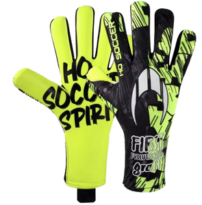 GUANTES DE PORTERO HO SOCCER FIRST EVOLUTION III NG GRAFFITI LIME