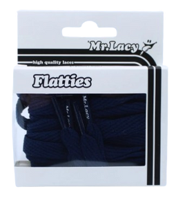 CORDONES FLATTIES MR.LACY AZUL MARINO