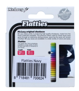 CORDONES FLATTIES MR.LACY AZUL MARINO