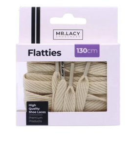 CORDONES FLATTIES MR.LACY CREMA