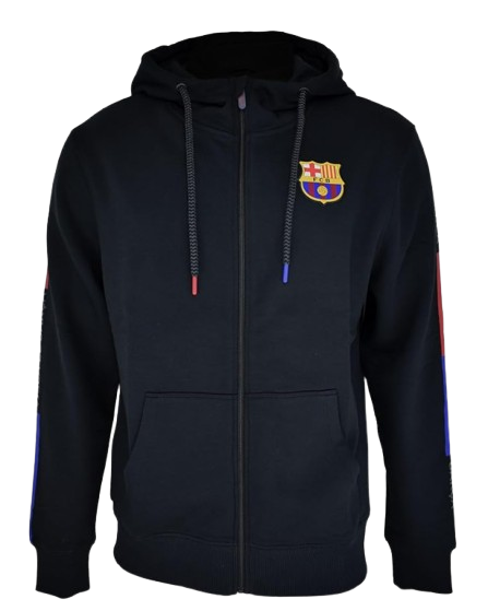 CHAQUETA DE CHANDAL ALGODÓN CON CREMALLERA FC BARCELONA
