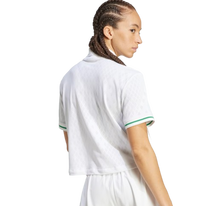 Carregar imatge al visor de la galeria,CAMISETA POLO BLANCA ADIDAS PARA MUJER
