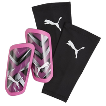 Load image into Gallery viewer, ESPINILLERAS PUMA ULTRA FELX SLEEVE POISON PINK
