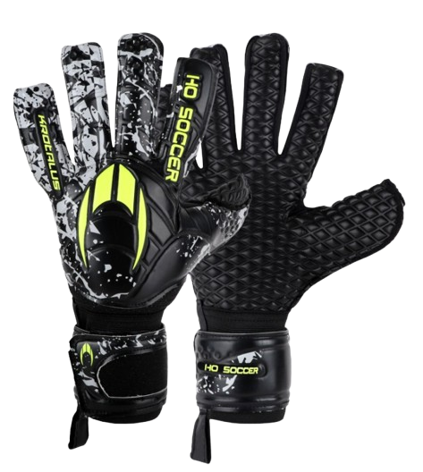 GUANTES DE PORTERO HO SOCCER KROATALUS II NG HARDGROUND BLACK FURIOUS.