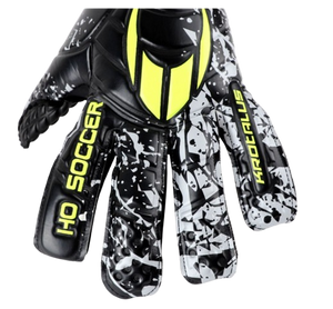 GUANTES DE PORTERO HO SOCCER KROATALUS II NG HARDGROUND BLACK FURIOUS.