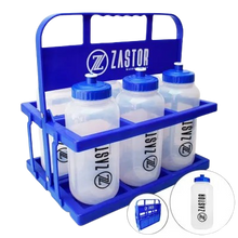 Cargar imagen en el visor de la galería, PACK ZASTOR 6 BOTELLAS 1 LITRO CON PORTABOTELLAS
