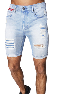 11 Degrees Rip And Repair Denim Shorts Skinny Fit - Squaddra Street: Tienda de Ropa en Manresa