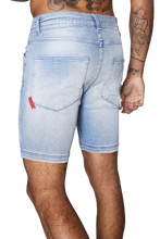 Cargar imagen en el visor de la galería, 11 Degrees Rip And Repair Denim Shorts Skinny Fit - Squaddra Street: Tienda de Ropa en Manresa
