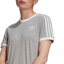 Cargar imagen en el visor de la galería, Camiseta Adidas Mujer Gris Stripes - Squaddra Street: Tienda de Ropa en Manresa
