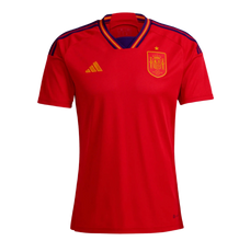 Cargar imagen en el visor de la galería, CAMISETA ESPAÑA 1ª EQUIPACIÓN MUNDIAL DE QATAR 2022-23 JR
