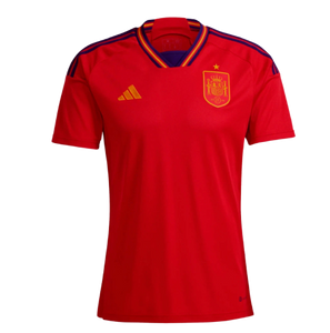 CAMISETA ESPAÑA 1ª EQUIPACIÓN MUNDIAL DE QATAR 2022-23 JR