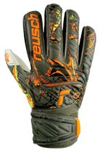 Cargar imagen en el visor de la galería, GUANTES DE PORTERO REUSCH ATTRAKT FINGER SUPPORT JR (HIERRO)
