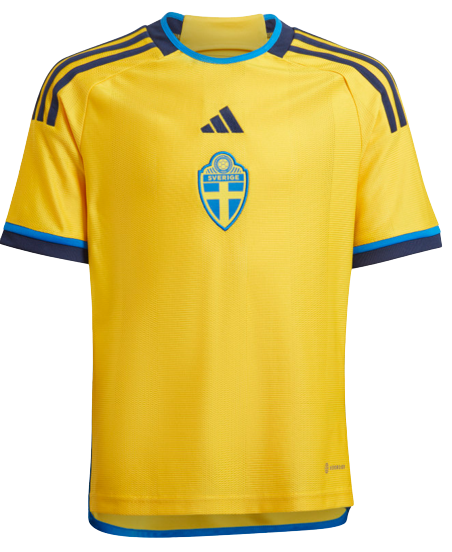 CAMISETA SUECIA 1ª EQUIPACIÓN 2022-2023 JR