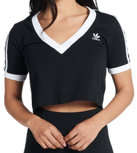 Cargar imagen en el visor de la galería, CAMISETA ADIDAS 3 STRIPES CROP W
