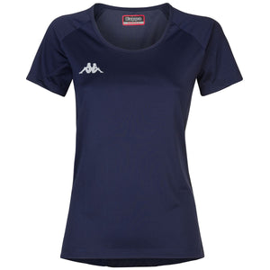 Camiseta Kappa Mujer Fania Azul - Squaddra Street: Tienda de Ropa en Manresa